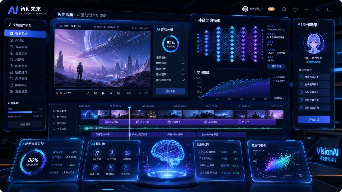 抖音风AI视频创作工具